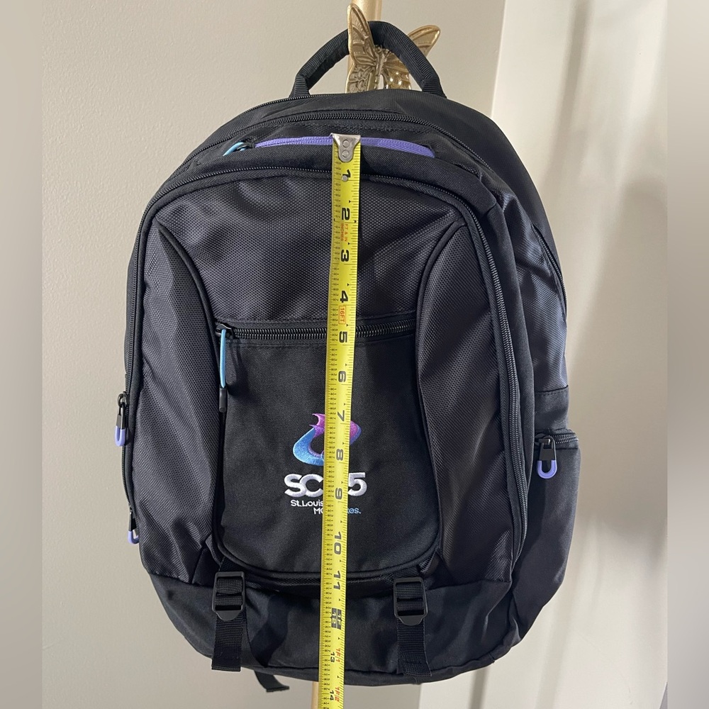 Multi-Pocket Laptop Backpack Black Conference Tec… - image 2